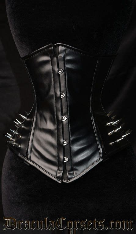 Faux Leather Spiked Corset Corsets And Bustiers Corset Gothic Corset