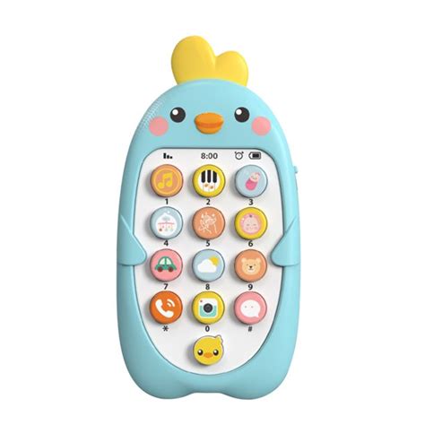 Utoimkio Kids Phone Toy With Music And Vibration Bilingual For Baby