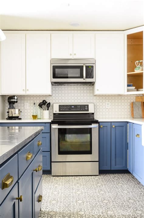 The gray shade will add contrast and complement the stainless steel look of the appliances as well. 3 Ways to DIY Cabinet Doors - Houseful of Handmade