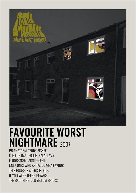 Arctic Monkeys Favourite Worst Nightmare Music Poster Ideas Film