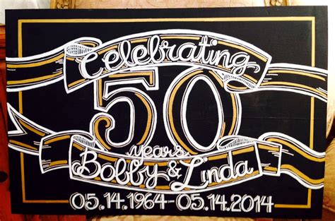50th wedding anniversary gifts ireland. 50th Wedding Anniversary gift. #anniversarychalkboard | 50 ...