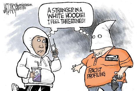Racial Profiling In Florida Editorial Cartoon