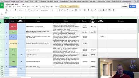 Dim i as integer, j as integer, noofrows as integer '. Project Plan Template Google Sheets Lovely 07 Action Items ...