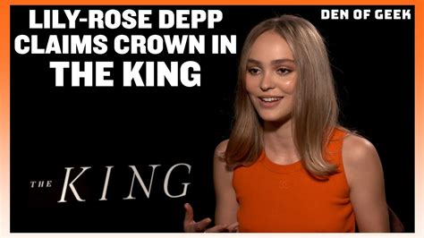 The King 2019 Lily Rose Depp Interview Youtube
