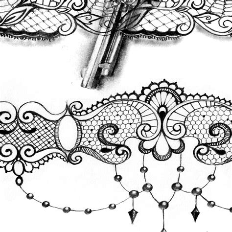3 Originals Lace Garter Tattoo Design Download By Tattoo Artist