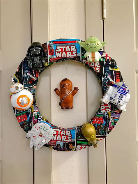 Star Wars Wreath Star Wars Christmas Decorations Star Wars Christmas