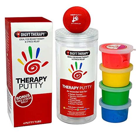 Digyt Therapy Putty And Stress Ball Kit Occupational Therapy And