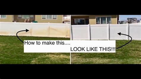 Depending on how much area you need to clean, you may have to refill your spray bottle. How to Clean Vinyl Fence- Goofoff Rustaid Review - YouTube