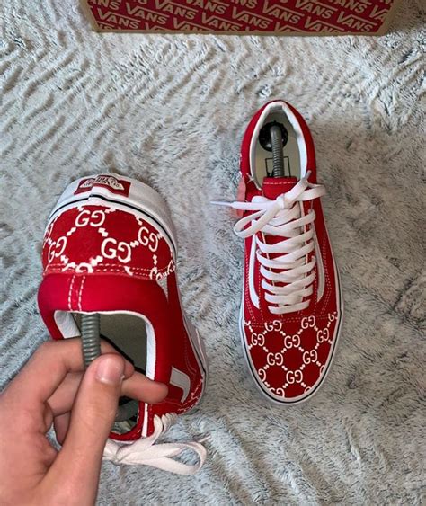 Gucci Custom Shoes Painted With Vinyl Stencils Painted Shoes Painted