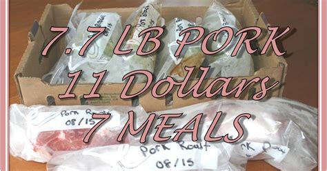 Love From The Larochelles 1 Chunk Pork 7 Delicious Meals