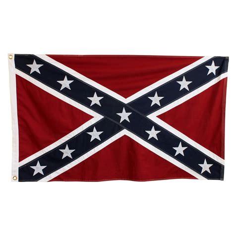 Confederate Flag 3ft X 5ft Cotton Rebel Flag