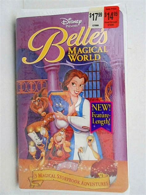 Beauty And The Beast Belles Magical World Vhs 1998 For Sale Online