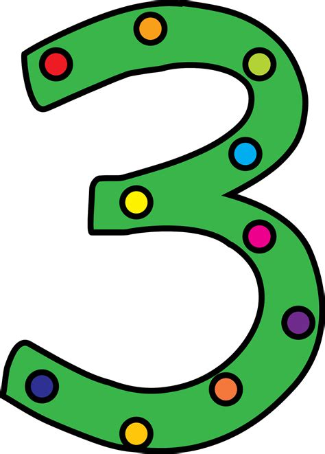 Number 3 Illustration Vector On White Background Royalty Free Clip
