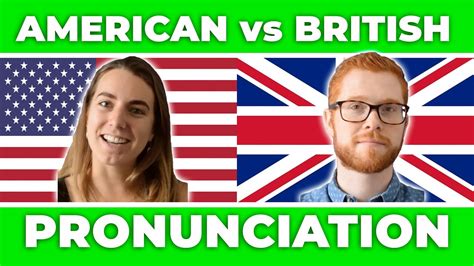American Vs British Pronunciation Pronunciación Del Inglés Americano
