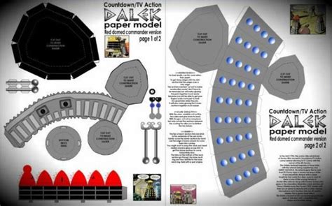 Doctor Who Dalek Dalek Paper Models