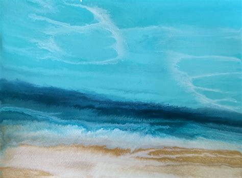 Daily Painters Abstract Gallery Abstract Seascape Beach Ocean Coastal
