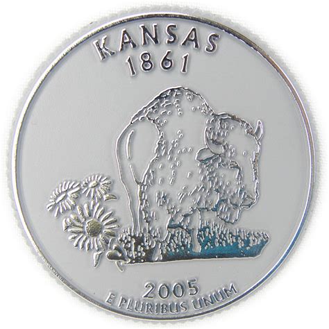 Kansas State Quarter Magnet
