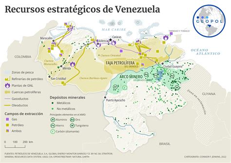 Mapa De Los Recursos EstratÉgicos De Venezuela Geopol 21