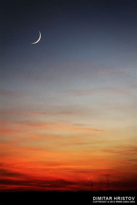 Moon Sunset 54ka Photo Blog
