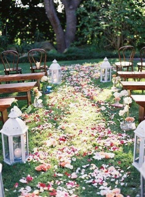 These altar and aisle decorations will give you major inspiration for your ceremony space. 23 Woodland Wedding Aisle Decor Ideas (With images) | Wedding aisle outdoor, Summer garden ...
