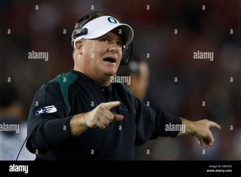 Nov 12 2011 Stanford Ca Usa Oregon Ducks Head Coach Chip Kelly On The Sidelines Against The