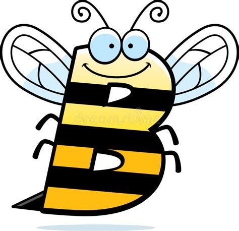 Cartoon B Bee Stock Vector Image 47088448