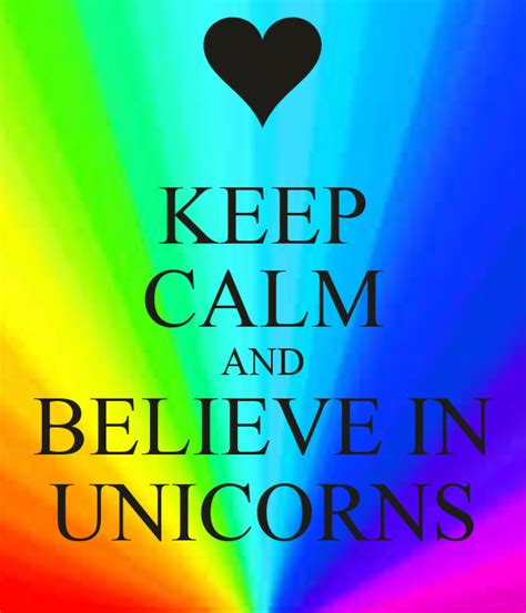 Keep Calm And Believe In Unicorns Poster Minimoni Keep