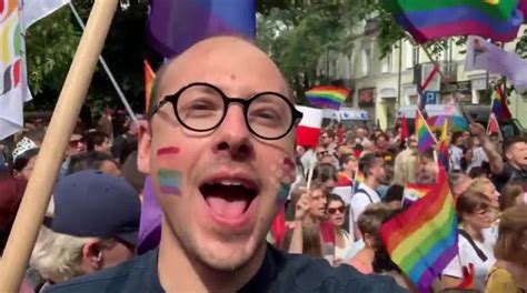 plock city in poland holds its first gay pride parade buy sell or upload video content with