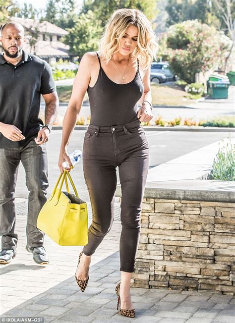 Braless Khloe Kardashian Shows Off Perky Assets In A Flimsy Top As She