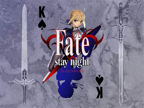 The King Of Cards Saber King Swords Excalibur Game Arturia Fate