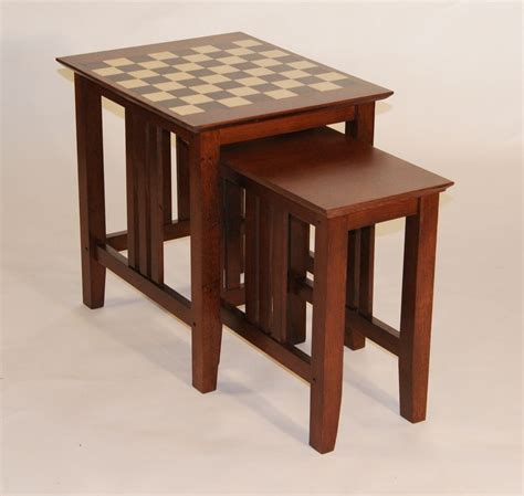 Custom Mission Nesting Tables by Hayes Furniture Design | CustomMade.com