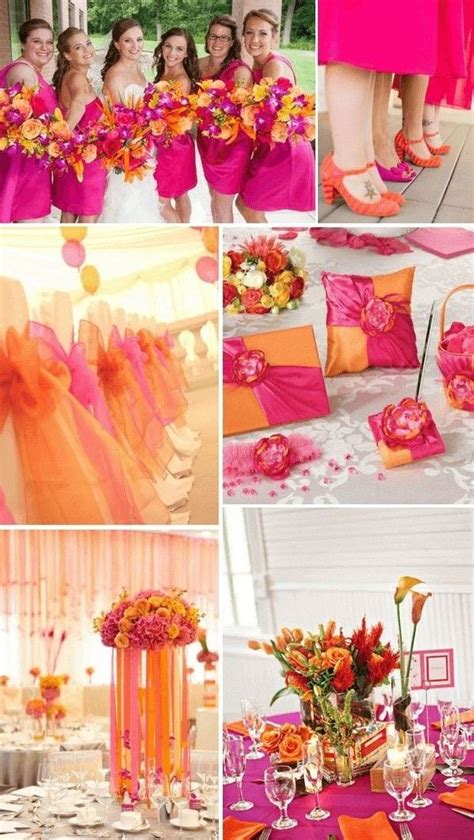 Pin By Emmy On Color Combos Pink Wedding Colors Hot Pink Wedding