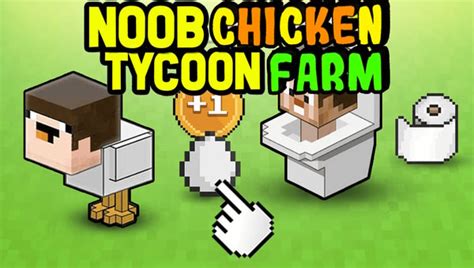 Noobs Chicken Farm Tycoon 🕹️ Play Now On Gamepix
