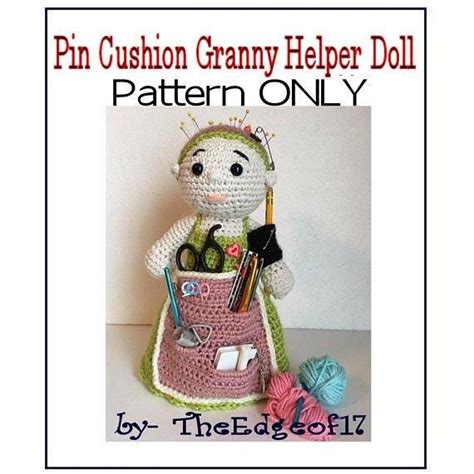 crochet pin cushion doll granny craft helper amigurumi doll crochet companion doll pattern