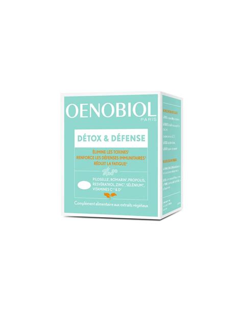 Détox Et Défense 60 Comprimés Detox Oenobiol