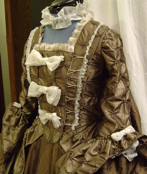1770s Baroque Rococo Dress With Paniers Size 12