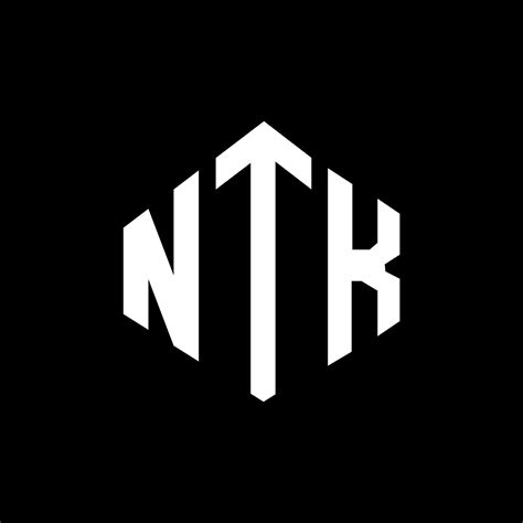Diseño De Logotipo De Letra Ntk Con Forma De Polígono Diseño De