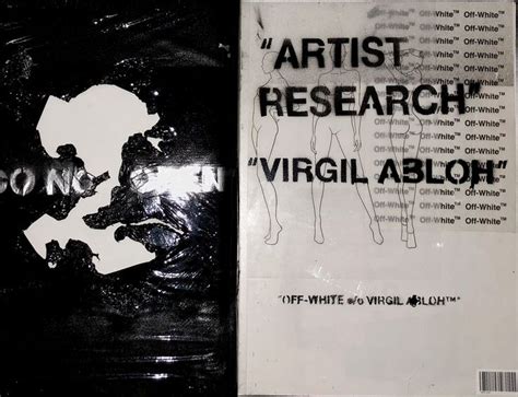 Virgil Abloh Streetart Art Sketchbook Artist Research Street Wear