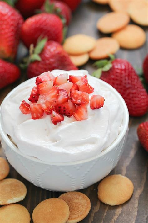 Strawberry Cheesecake Dip Yummy Healthy Easy