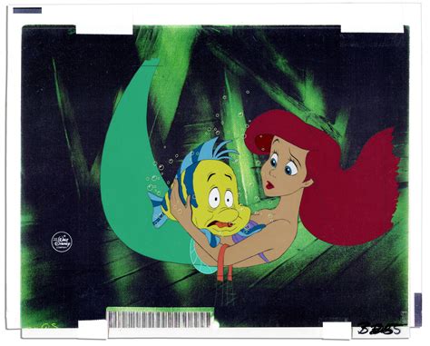 sell your walt disney little mermaid cel at nate d sanders auctions