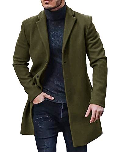 Top 10 Best Mens Green Wool Coat Comparison