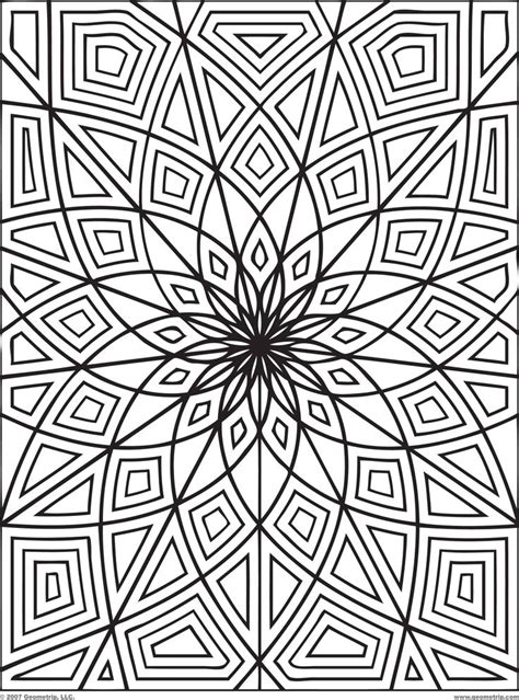 Optical illusion coloring pages to download and print for free