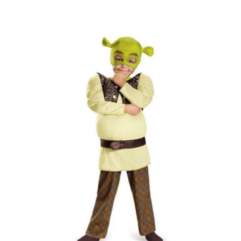 In Stock Shrek Costume Kids Boys Shrek Outfit Fairytale Costume Disney