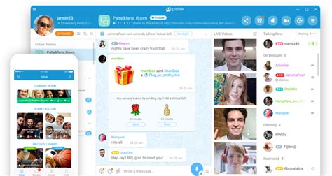 Messenger's video chat feature is easy to use. Paltalk- Live Video Chat App for Android, iOS and PC