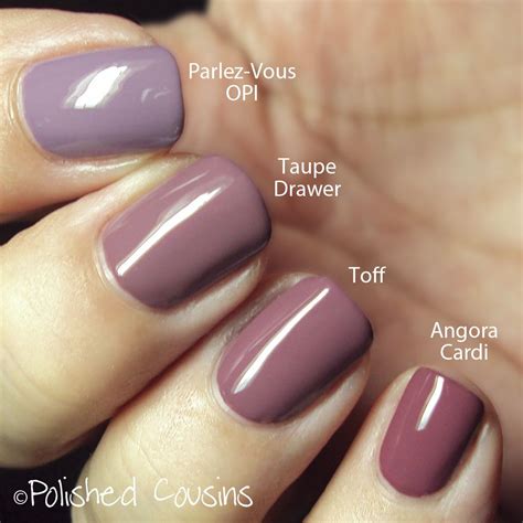 Lavender to maroon ombré Mauve nails Trendy nails Nail polish