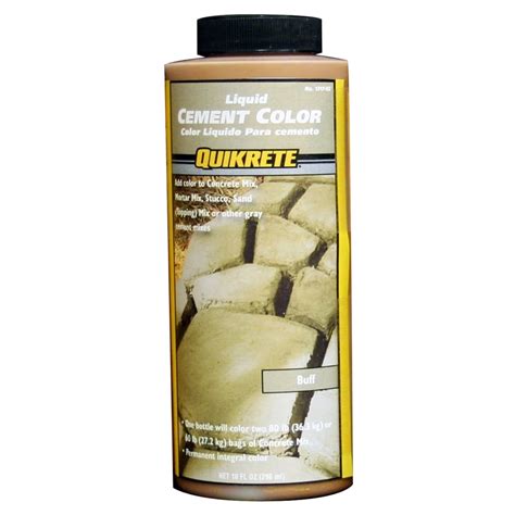 Quikrete Buff Cement Color Mix At