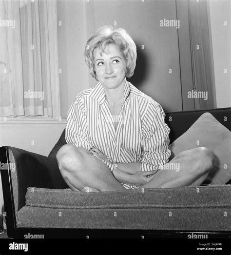 liz fraser english actress pictured at home of donald zec daily mirror journalist london
