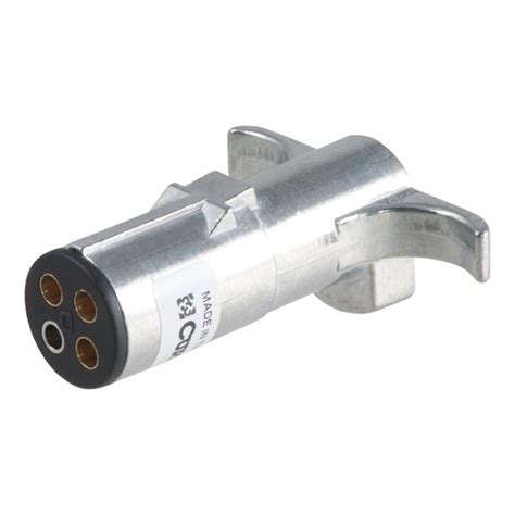 Choose a connector that has the required number of pins for the functions required. 4-Way Round Trailer Wire Connector | SharpTruck.com