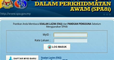 Sistem pendaftaran pekerjaan suruhanjaya perkhidmatan awam malaysia (spa9) adalah sistem permohonan pekerjaan dalam sektor perkhidmatan awam (kerja kerajaan) yang baharu, menggantikan borang pendaftaran pekerjaan dalam perkhidmatan awam am yang lama (spa8i). Semakan Penjadualan Temuduga SPA8i 2020 Bulan Januari - SPA