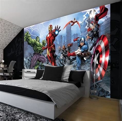 Check out my ideas with this super hero toddler bedroom design plan! Marvel Superhero Bedroom ideas - CondoInteriorDesign.com